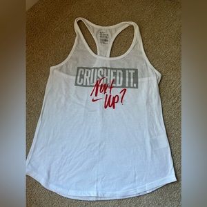 Nike Women’s Dri-Fit Racerback Tank Top White Medium